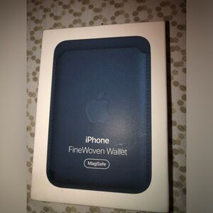 iPhone wallet , blue